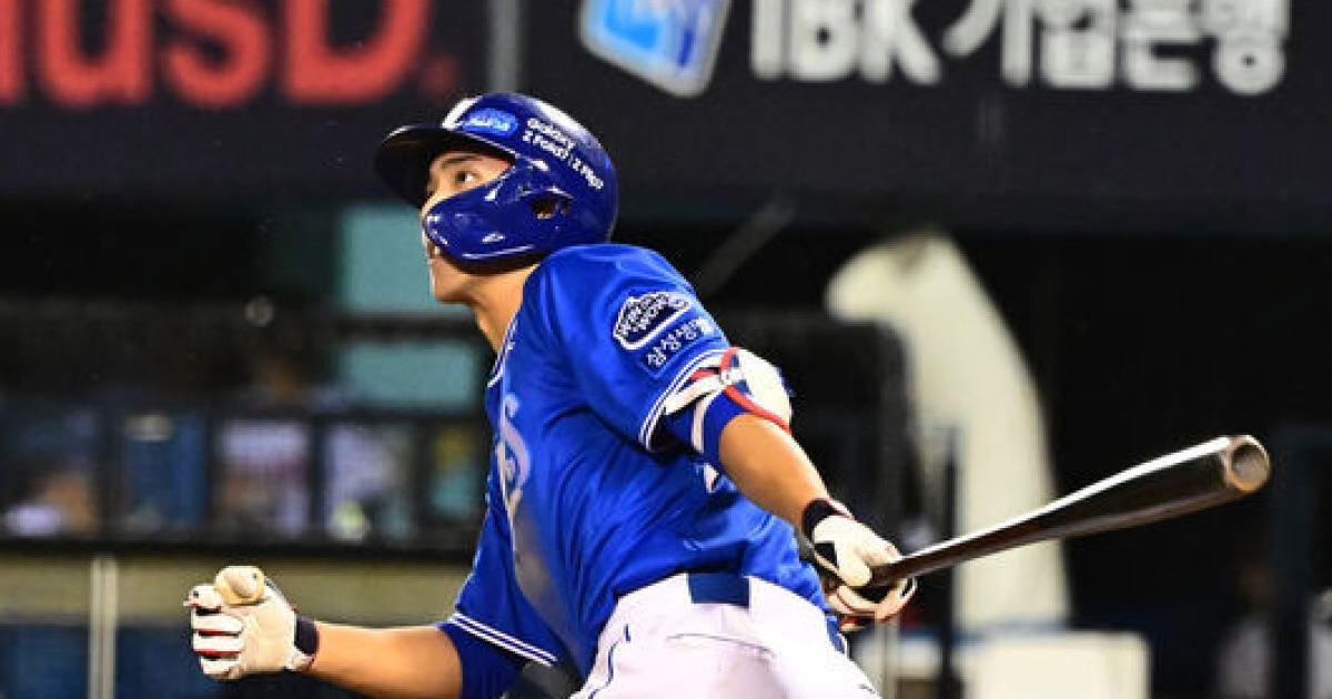 '타 구단의 부러움 한몸에…' 삼성 03년생 내야 듀오, 인천상륙작전 앞장선다 [준PO1]