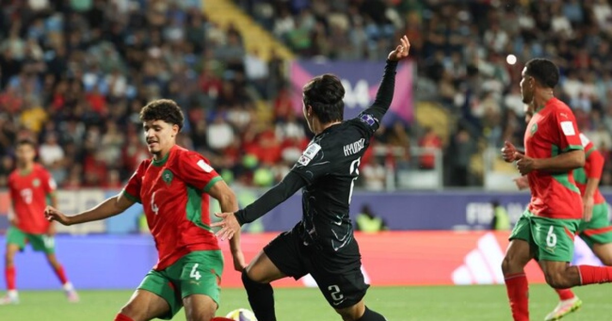‘8강 진출 실패 위기’ U-20 이창원호, 추가골까지 헌납…모로코에 0-2 (후반 진행 중)