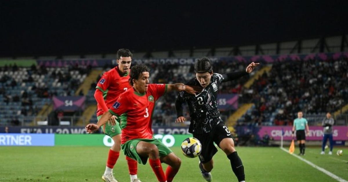 신민하 자책골→VAR 요청에도 PK 무산...'3연속 8강 도전' 이창원호, 모로코에 0-1 뒤져 (전반 종료)