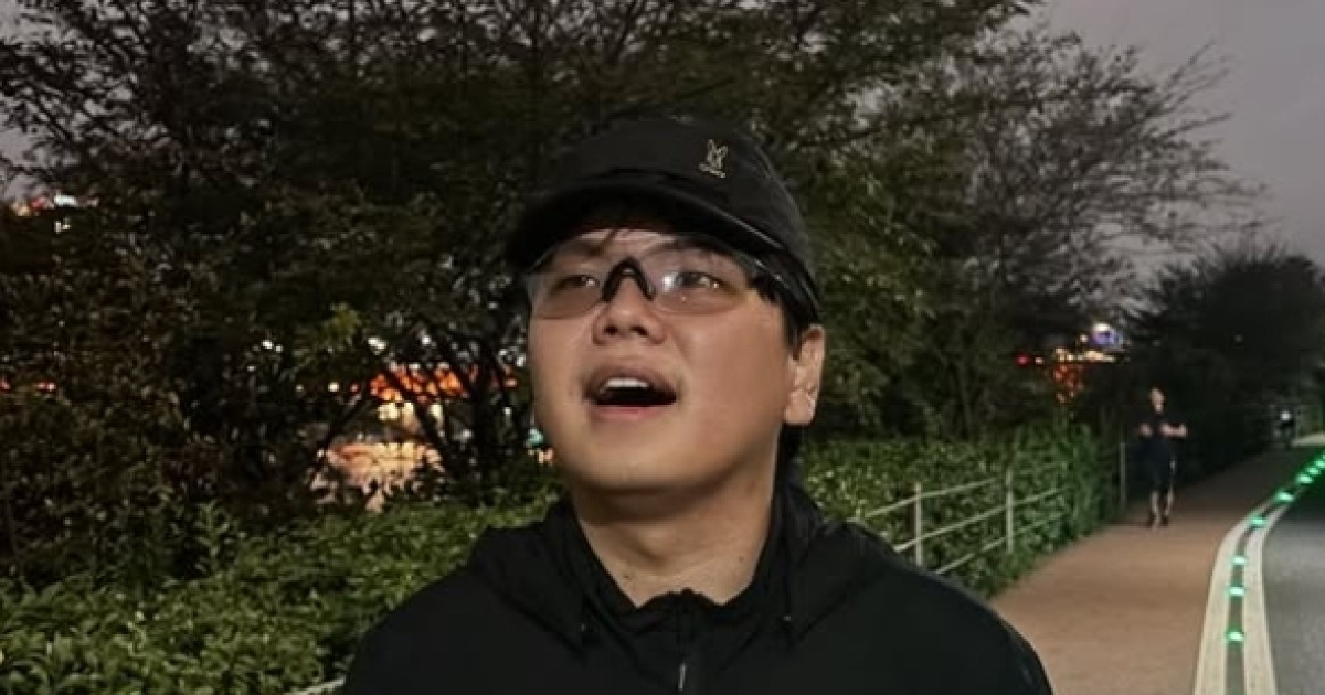 혼전임신 곽준빈, 결혼 D-1 기념 한강 러닝…1㎞ 뛰고 “폭풍의 질주”