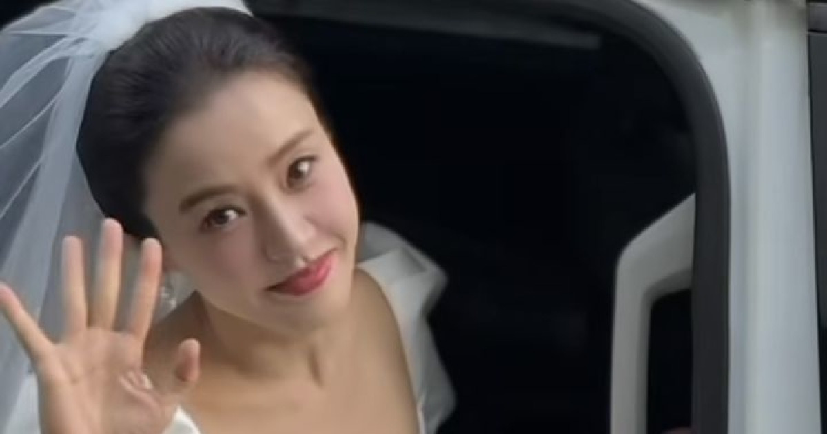 박은혜, 이혼 7년 만에 웨딩드레스 입었다 "저 결혼해요"