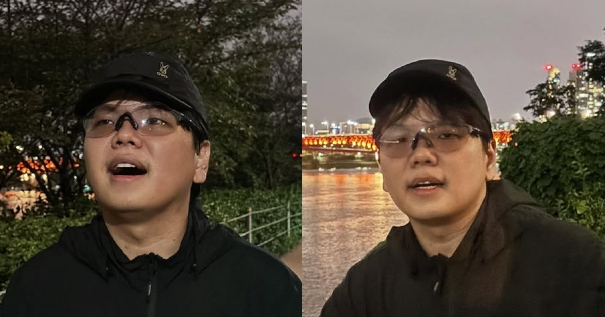 '결혼식 D-1' 곽튜브, 한밤 러닝까지…역대급 비주얼 '홀쭉'