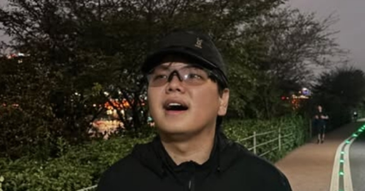 '결혼 D-1' 곽튜브, 한강 1km "폭풍 러닝" 인증 [TD#]