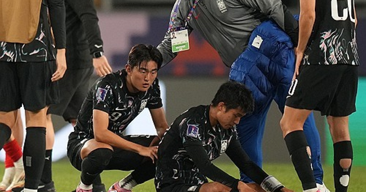 '자책골' 韓, 아시아 최초 기록 물거품… U-20 월드컵 '3회 연속' 4강 무산→이창원호, 모로코에 1-2 패배+16강 조기탈락
