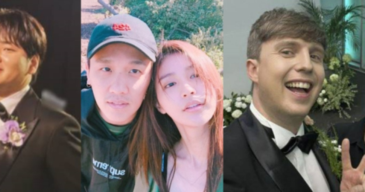 곽튜브·줄리안·쿠시, 오늘(11일) 가을비와 함께 줄줄이 결혼