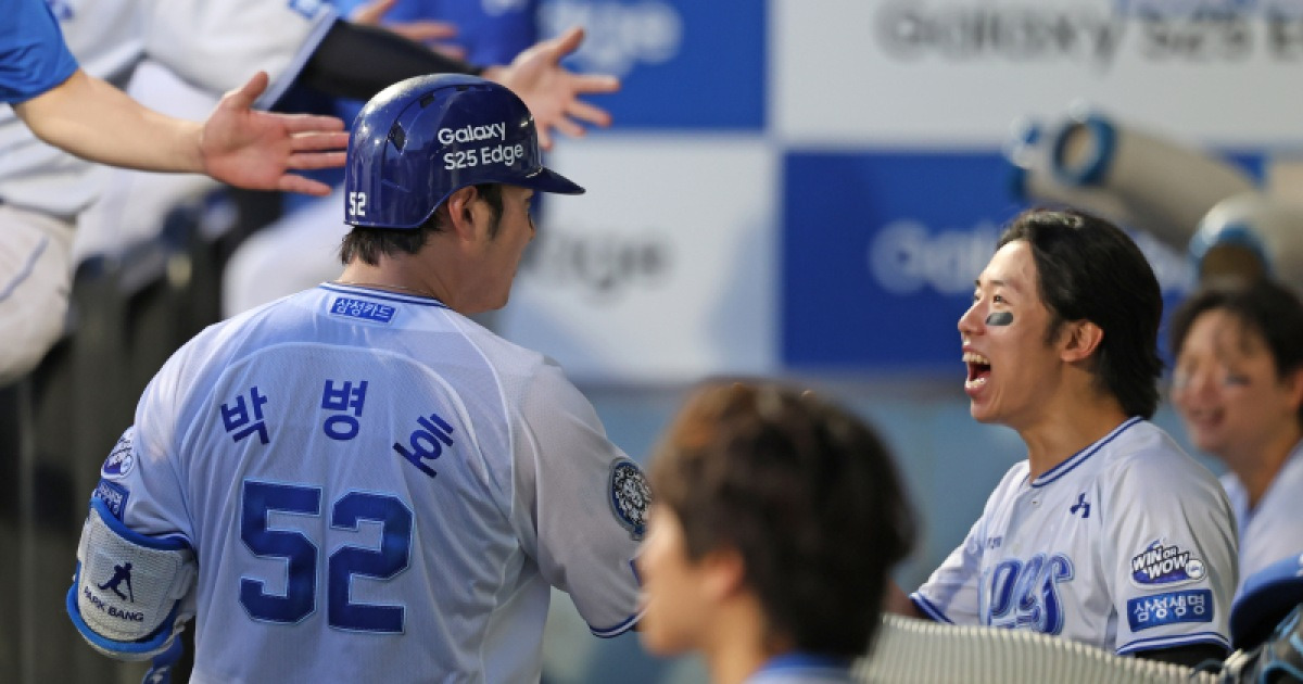 하루 만에 사라진 박병호...박진만 감독 "구자욱 DH 출전이 낫다는 판단" [준PO2]