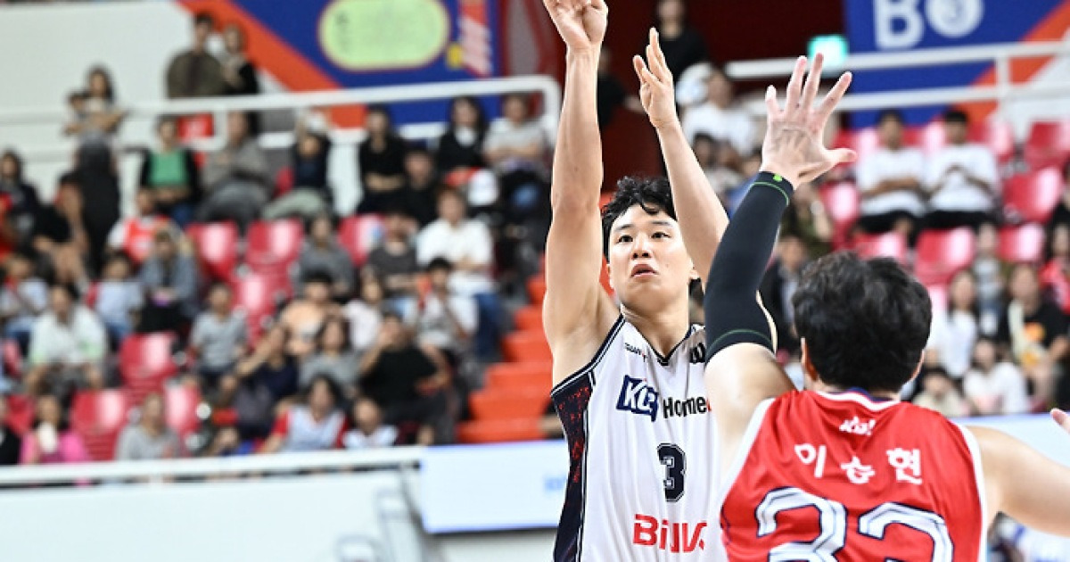 허웅, 24득점·5어시스트 맹활약...KCC, 현대모비스 18점 차 대파