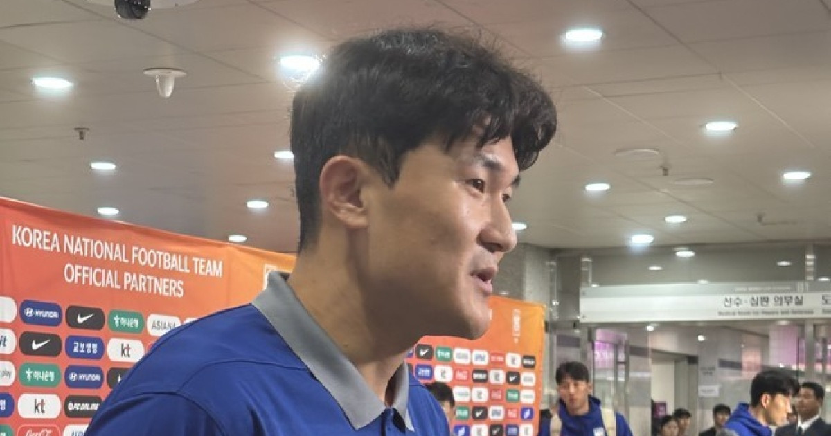 [IN LIVE] '대표팀 핵심 DF' 김민재가 생각하는 쓰리백은? "수적 우위 점할 수 있지만...아직 시간 필요해"