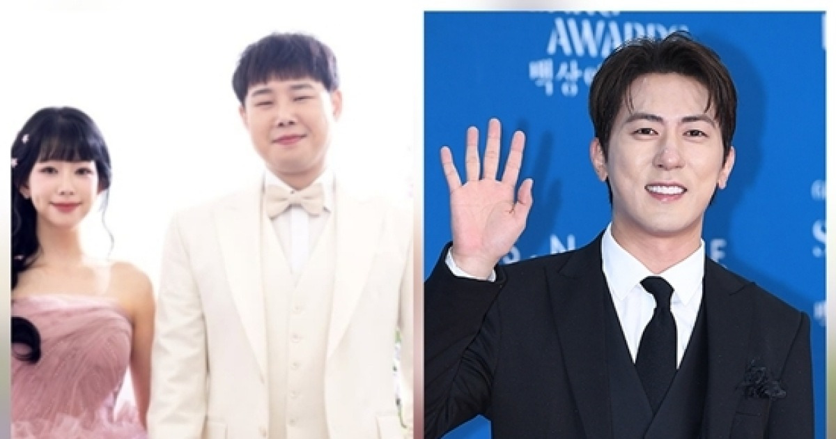 [단독]윤승현 결혼식, 사회 김원훈·조진세…축가 송필근·VOS 김경록 ‘★ 총출동’