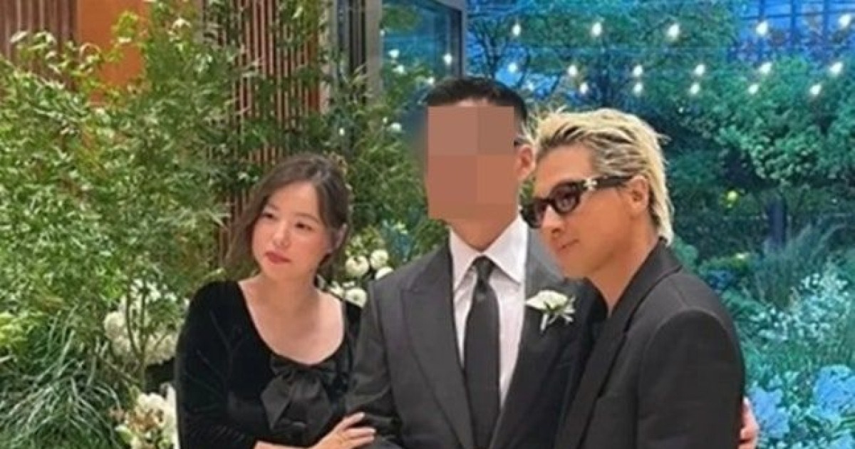 민효린 통통해졌네…태양과 부부 동반 포착