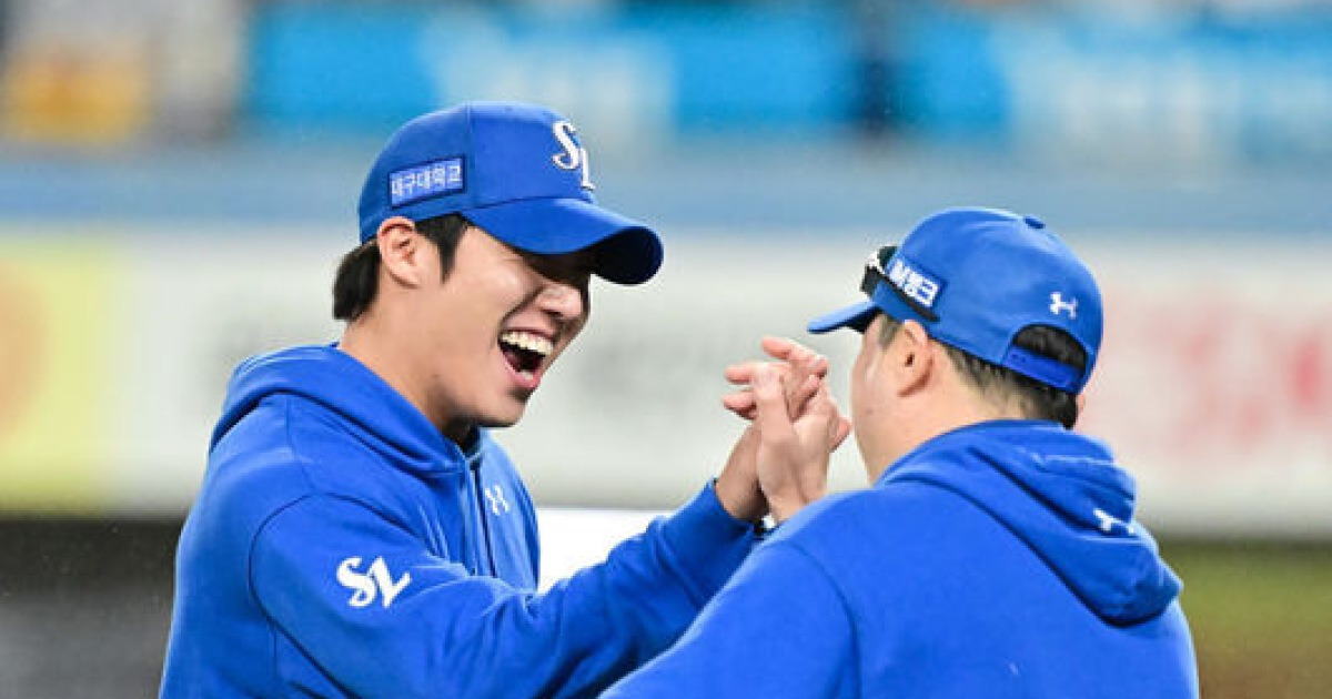 6⅔이닝 1실점’ 원태인,  악천후 속에서도 에이스 DNA 발휘…국민 유격수, “희생정신 정말 고맙다” [준PO3]