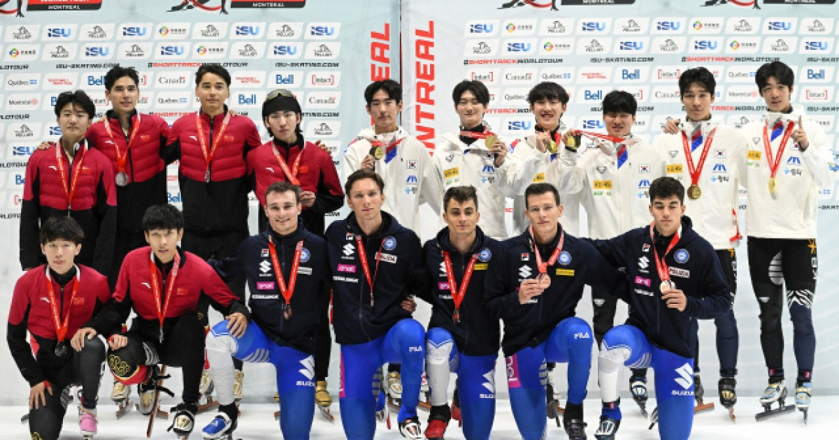 강원도청 황대헌, 쇼트트랙 월드투어 1차 대회 멀티 메달사냥