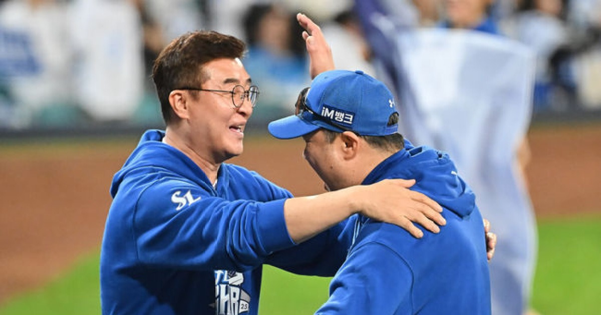 '업셋 반란→PO 진출' 아찔한 8회, 박진만 감독, “배찬승 이호성이 팀도 살리고 나도 살렸다” 미소 가득 [준PO4]
