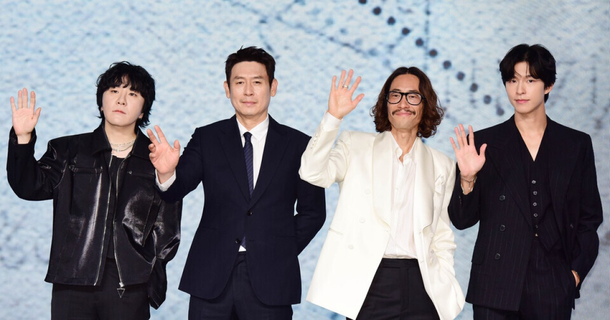 '굿뉴스' 변성현 감독·설경구 "우리가 가진 100% 쏟아낸 영화"[스한:현장](종합) 