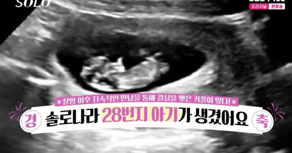 28기 엄마·아빠 탄생…태명 '나솔이', 태아 심장소리로 부부 추측 ('나솔') [종합]