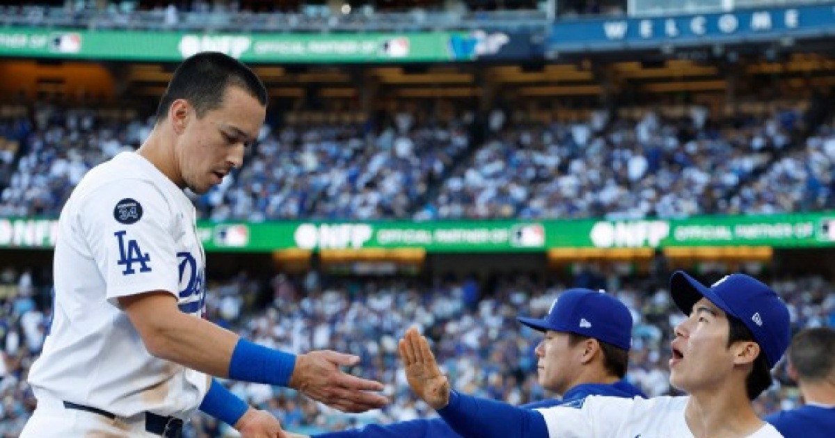 NLCS 3연승 질주...다저스, 밀워키 꺾고 월드시리즈 진출까지 1승