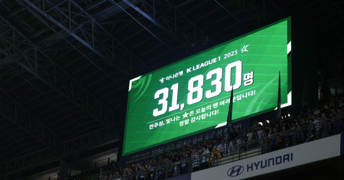 ‘축구 흥행’ K리그, 3년 연속 유료관중 300만명 돌파