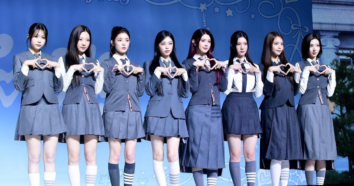 "저절로 살 빠져" 'SM 막내딸' 하츠투하츠, '칼각' 맞춰 컴백 [종합]