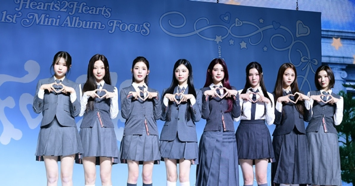 하츠투하츠, '포커스'로 '칼각 퍼포 대표주자' 등극 노린다 [종합]