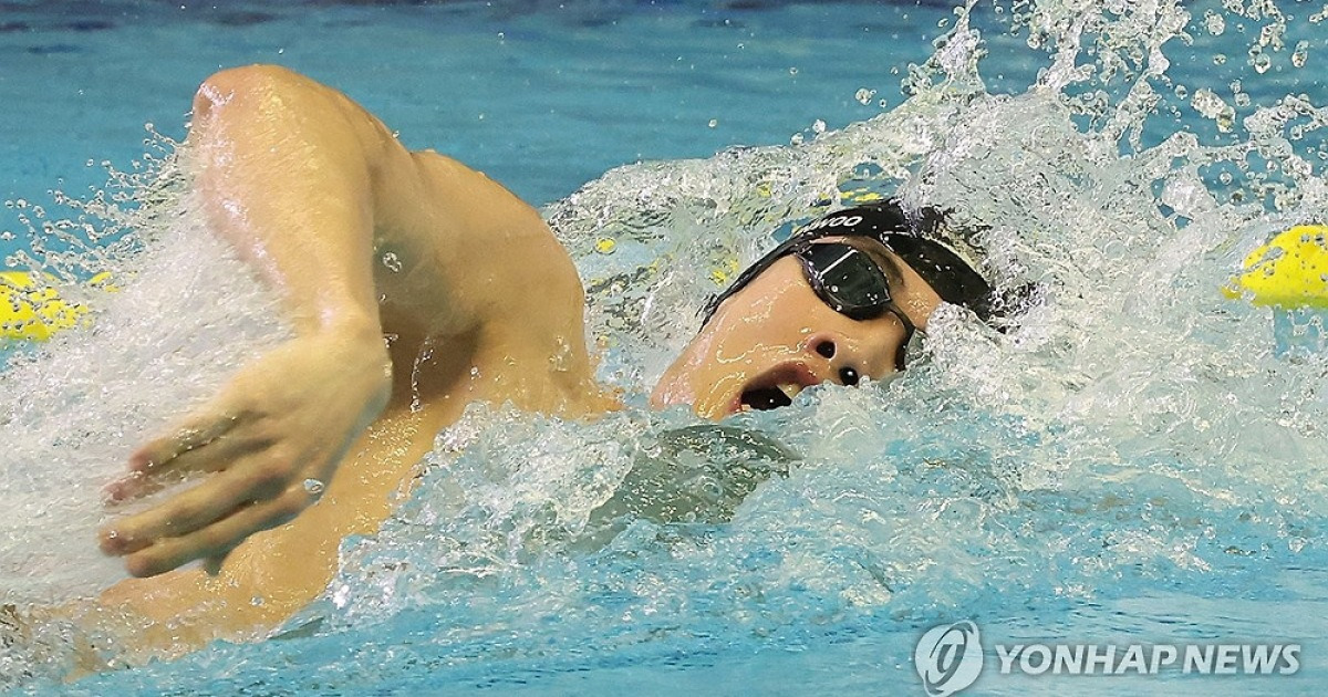 [전국체전] 황선우, 자유형 200ｍ 아시아신기록…1분43초92