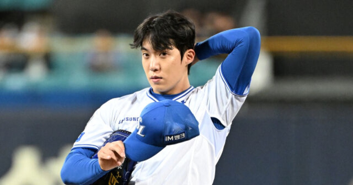 통한의 번트 2루 송구, 스리런 홈런으로 연결됐다…원태인 눈물의 5이닝 4실점→삼성 PO 탈락 위기 [MD대구 PO4]