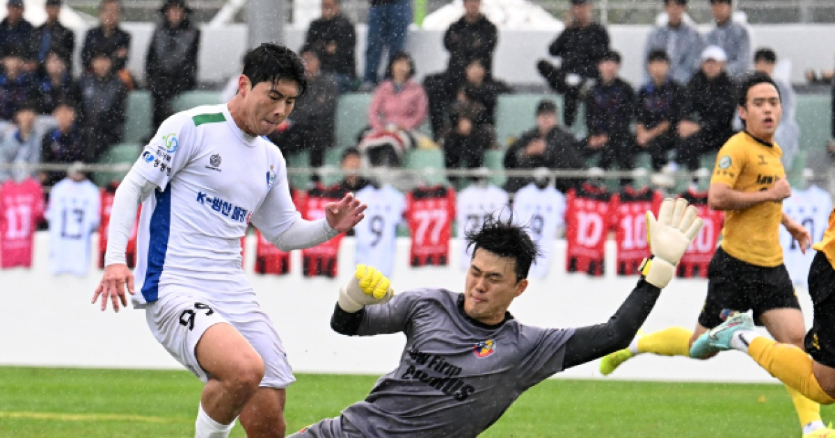 [제106회 전국체육대회] 비도 막지 못한 창원FC ‘금빛 투혼’