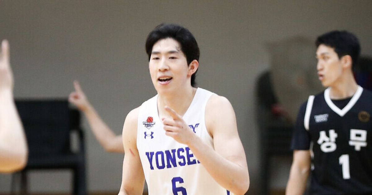 [106체전] 상무 타도 앞장선 연세대 김승우 “첫 우승 대회라 더 기뻐요”