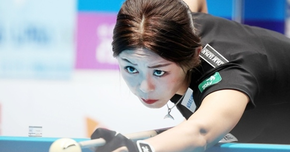 ‘당구여제 침몰’ 김가영, 백민주에게 덜미 16강 탈락…3대회 연속 우승 불발