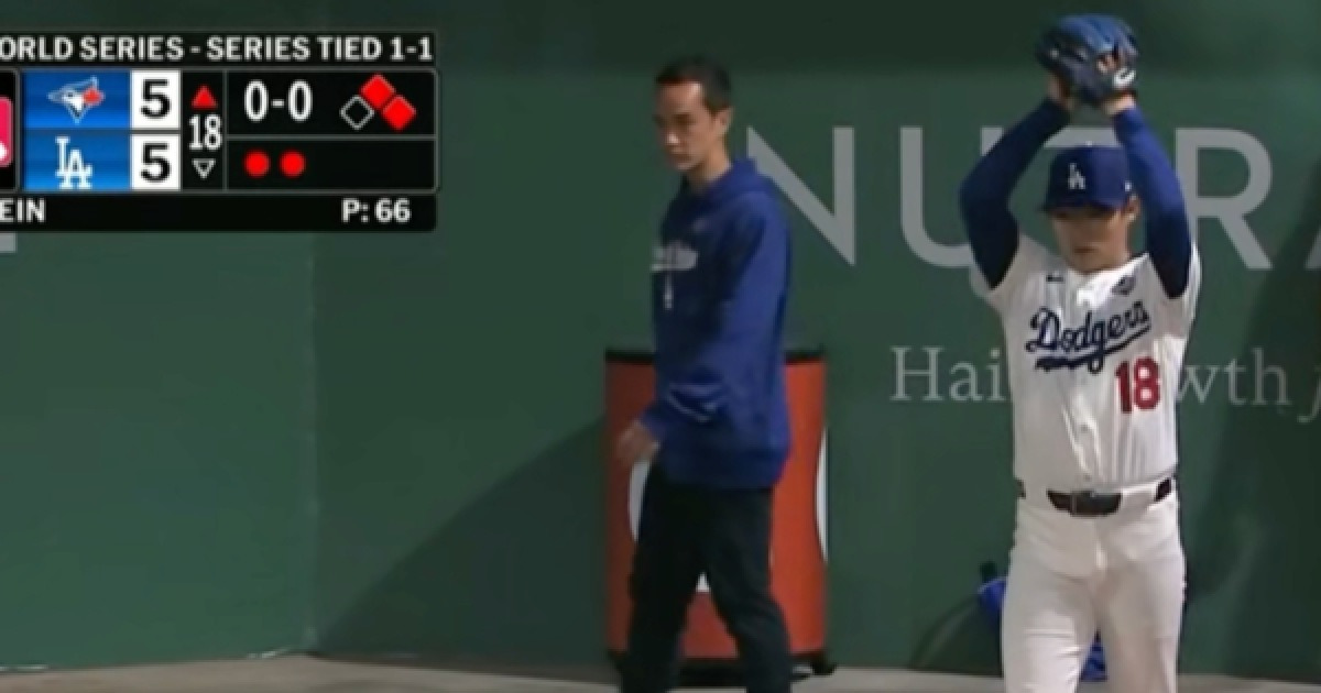 '18회-6시간 40분' 다저스는 하루쉰 '완투' 야마모토 쓰려했다