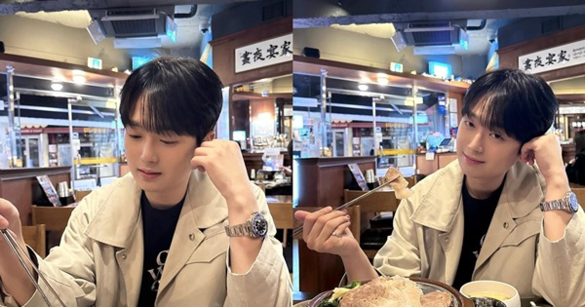 "찬또와 밥 먹을래?"…이찬원, 일상 한 컷에 팬심 녹였다 [스한★그램]