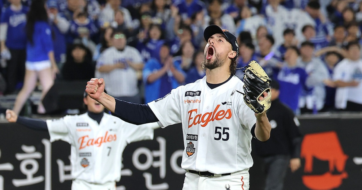 한화 KS 4선발 와이스, 1선발 못지않게 막중해진 부담감