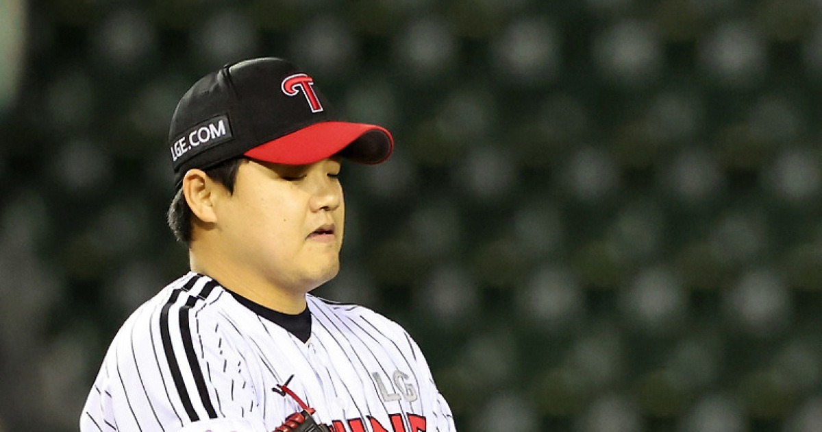 장현식 불펜 투구