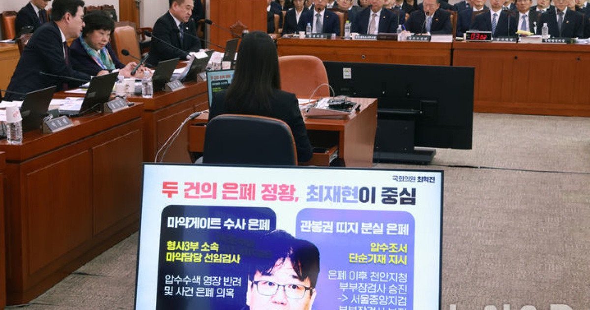 최재현 검사 관련 질의하는 최혁진 의원