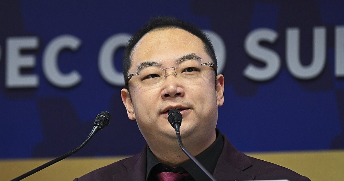 APEC CEO 서밋, 발표하는 MEBO그룹 CEO