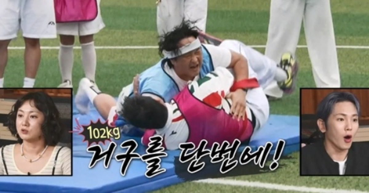 '102kg' 이장우, 순식간에 당했다…구성환 그대로 '훌떡'('나혼산')