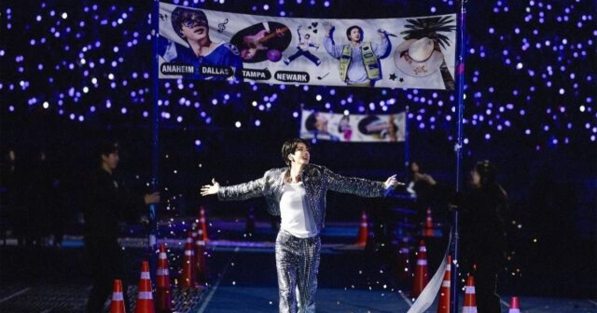 방탄소년단 진, 4개월간 두려움 이겨낸 '맏형'…제이홉·정국과 감격 피날레 [MD현장](종합)