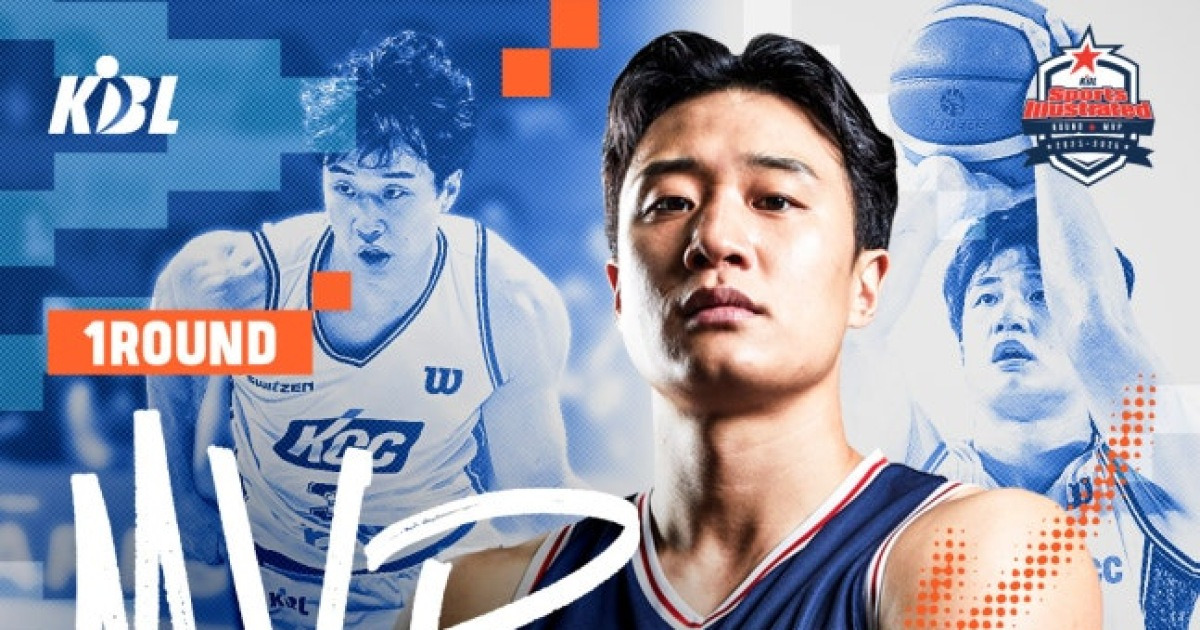 ‘KCC의 버팀목’ 허웅 1라운드 MVP…데뷔 첫 수상