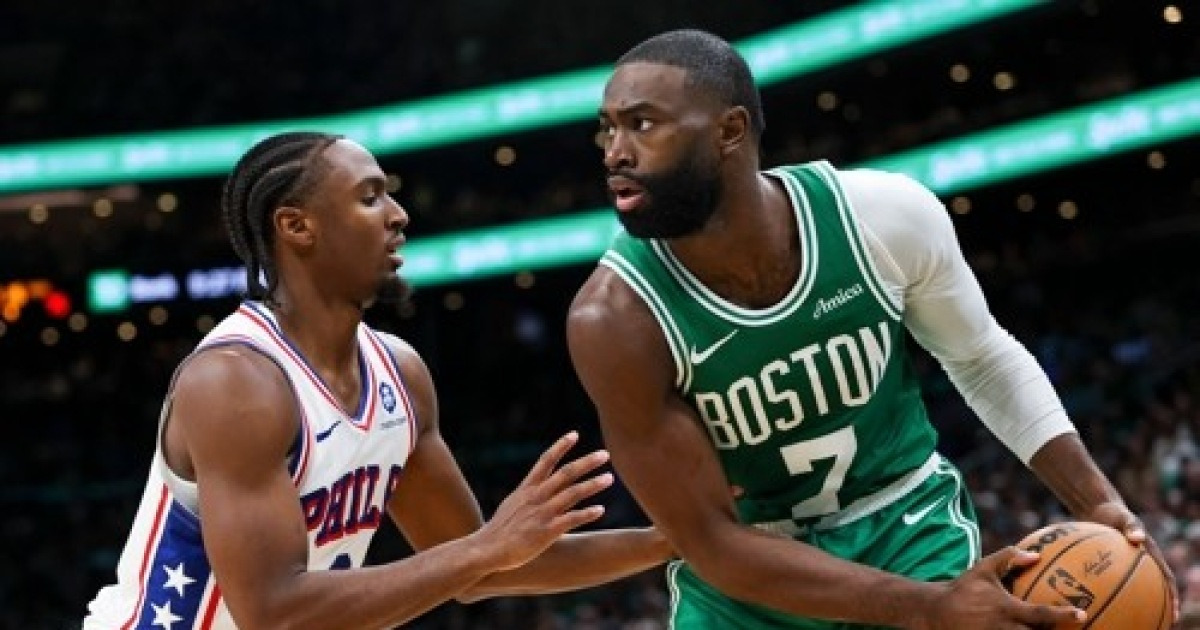 이제 확실한 에이스? 브라운, 필라델피아 상대로 32점 맹활약···보스턴은 3연패 뒤 3연승