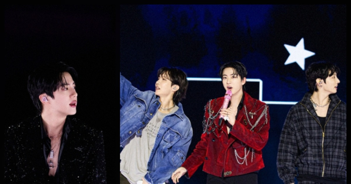 ‘BTS’ 진, 정국·제이홉과 8년 만의 ‘방탄 메들리’…“완전체로 다시 달릴 시간”