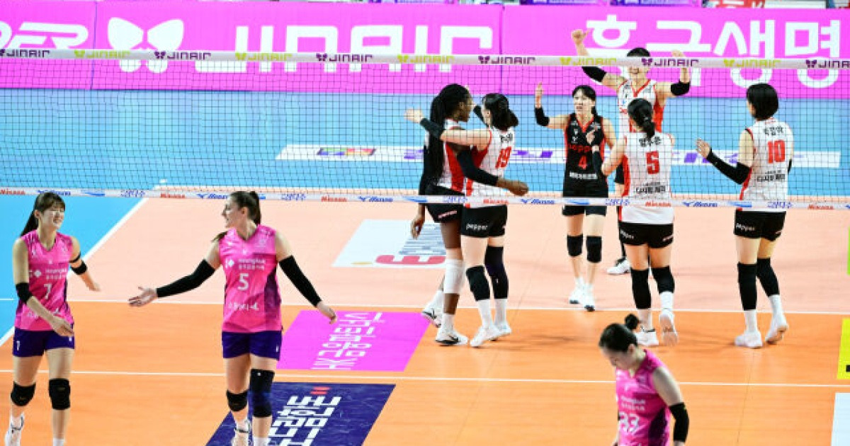 4년 연속 꼴찌팀 맞아? 페퍼저축은행, 흥국생명 4연패 안기고 선두 등극 [MD인천]