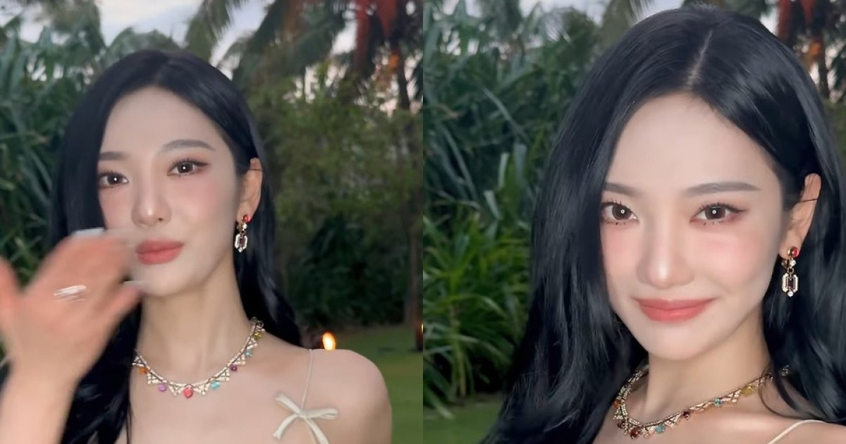 에스파 닝닝 갈수록 과감…파격 수영복→드레스 완벽 소화 [DA★]