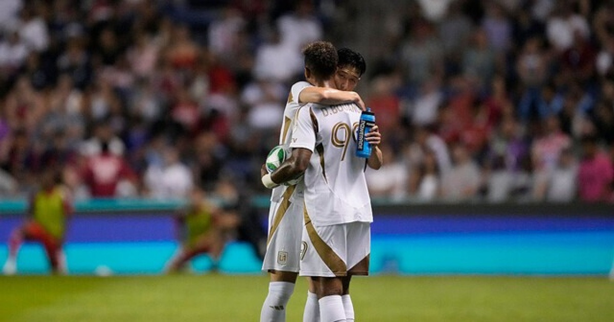 몸통 박치기 시도할 틈도 안 줬다… 오스틴전 1G 1AS 손흥민, 2G 부앙가 '흥부듀오' 이 콤비를 MLS서 누가 막나?