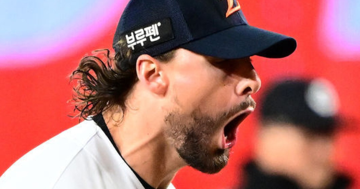 "한국은 내 마음속에 영원히…나를 믿어준 한화 감사하다" 교체 거부한 117구 투혼, 내년 기약한 '대전 예수'