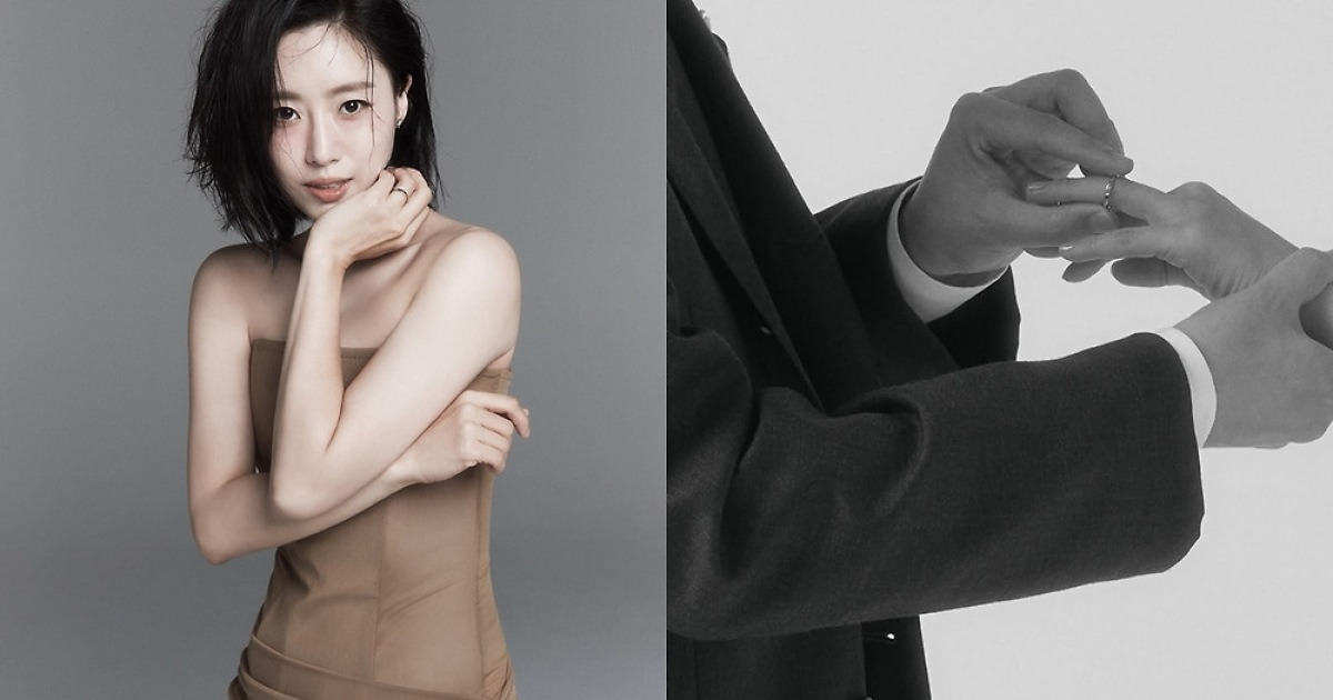 함은정, 웨딩화보 공개…김병우 감독과 달달한 순간 포착