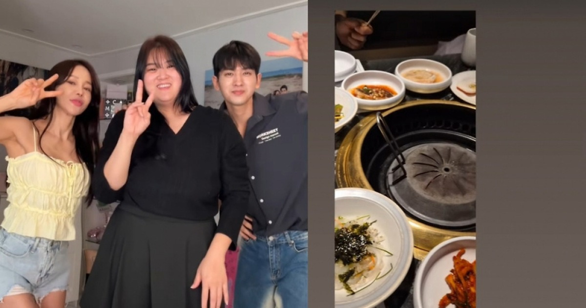 '류필립 누나' 수지, 미나와 오붓한 식사 인증…남매 불화설 마침표