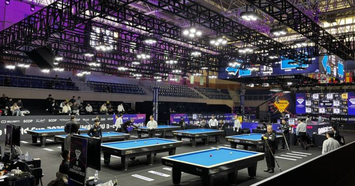 '광주서 개막' 세계3쿠션당구월드컵, 韓 10명 첫 관문 무사 통과