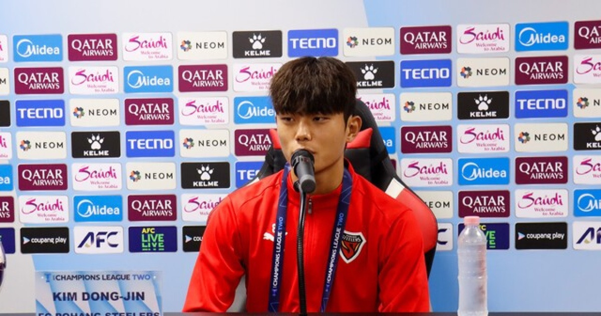 팀의 득점을 위해! 포항 MF 김동진, 탬피니스전 활약 예고 "내 역할 잘 수행하겠다"