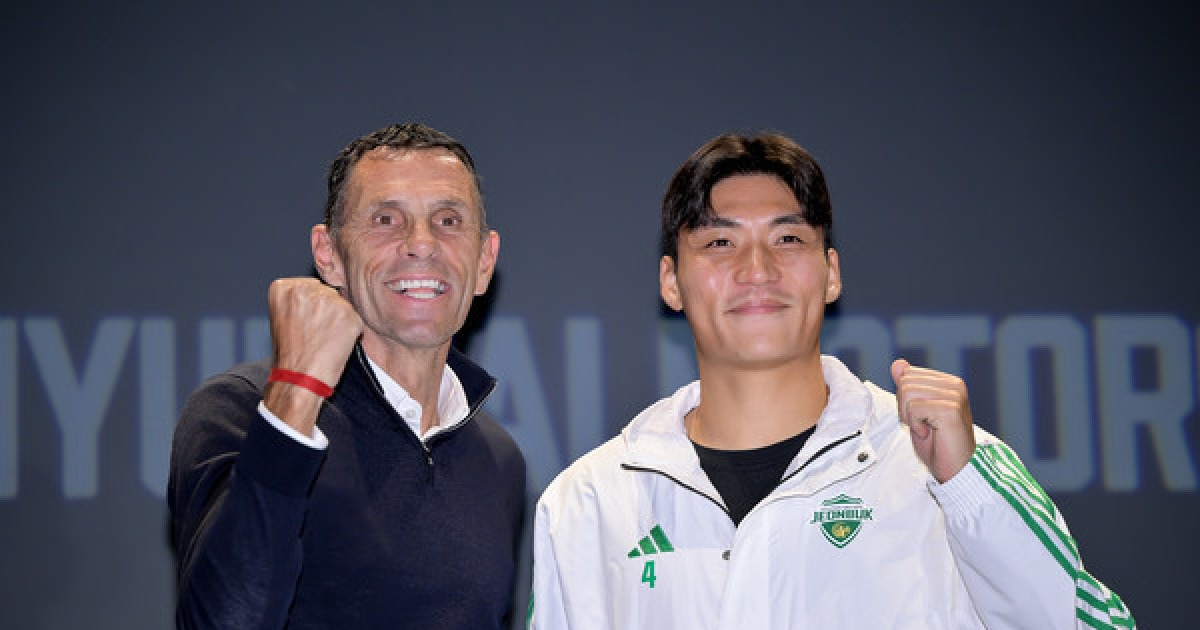 "전 세계 어디서도 찾기 힘든 리더" 포옛의 특급 칭찬! 박진섭, 리그 MVP와 대표팀 주축 도전 [전북 우승 미디어데이]