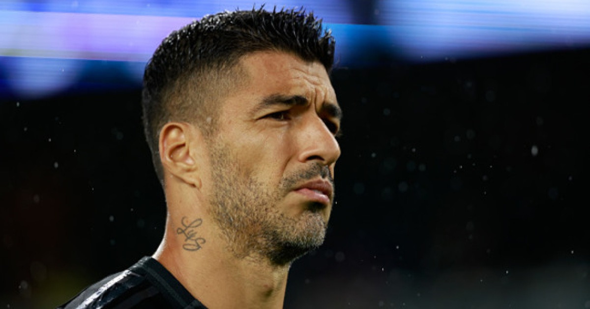 '손흥민VS메시' 무산? 수아레스, 또 사고 쳤다…상대한테 발길질→1경기 출전 정지 징계