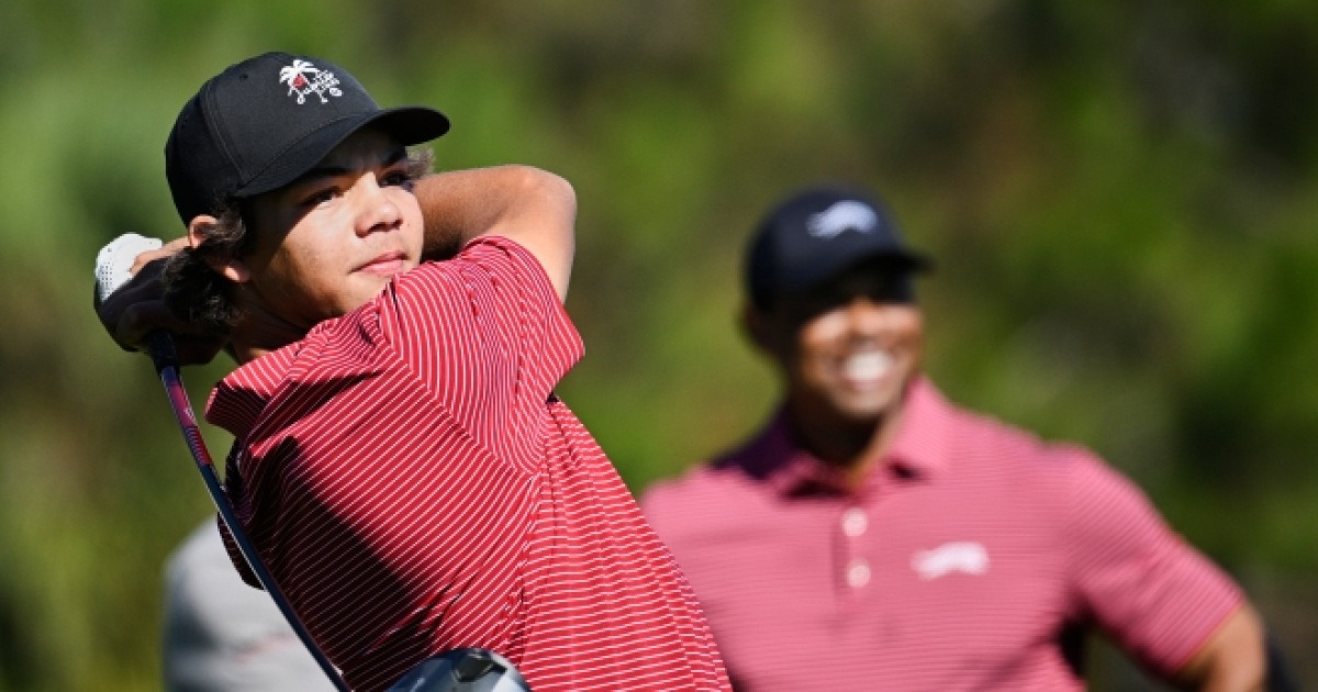 ‘골프 황제’ 타이거 우즈 아들 찰리, AJGA 선정 올해의 퍼스트팀 선정